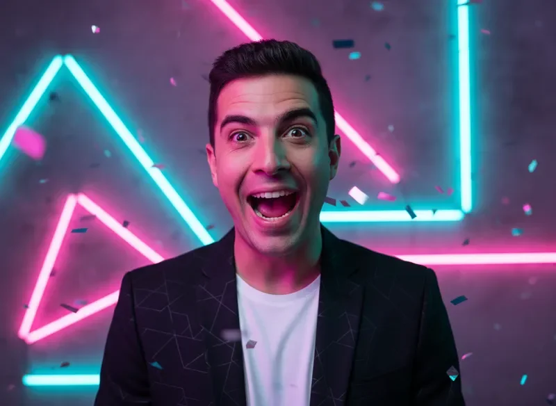 סקיצה קומית עם תאורה דרמטית